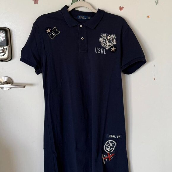 Polo Ralph Lauren Women's Navy and Blue Dress - Picture 5 of 7